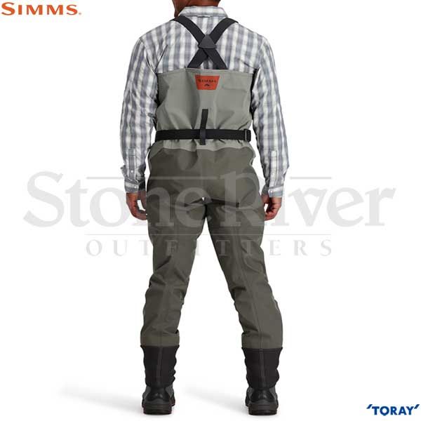 Pack waders SIMMS Freestone Smoke + chaussures feutre M