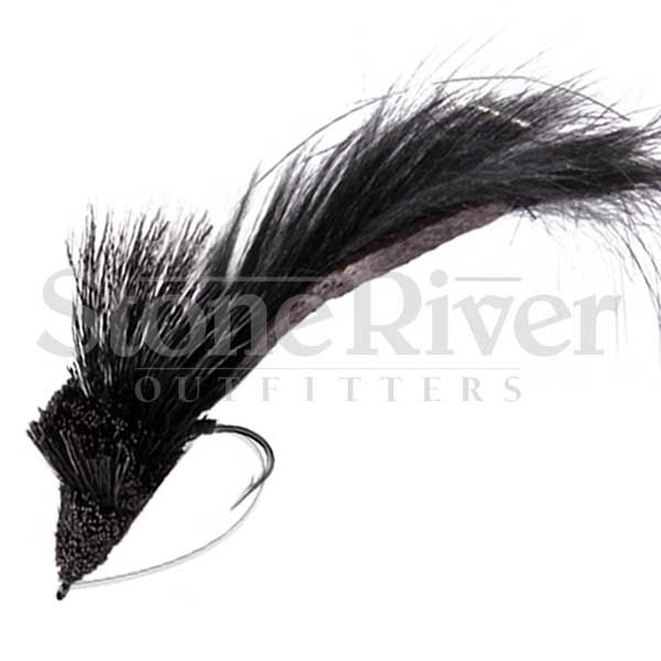 Deer Hair Bass Diver - Black