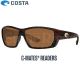 Costa Tuna Alley C-Mates 580P Readers (Copper)