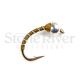 Tungsten Zebra Midge - Olive