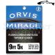 Orvis Mirage 9ft Fluorocarbon Tapered Leader (2pk)