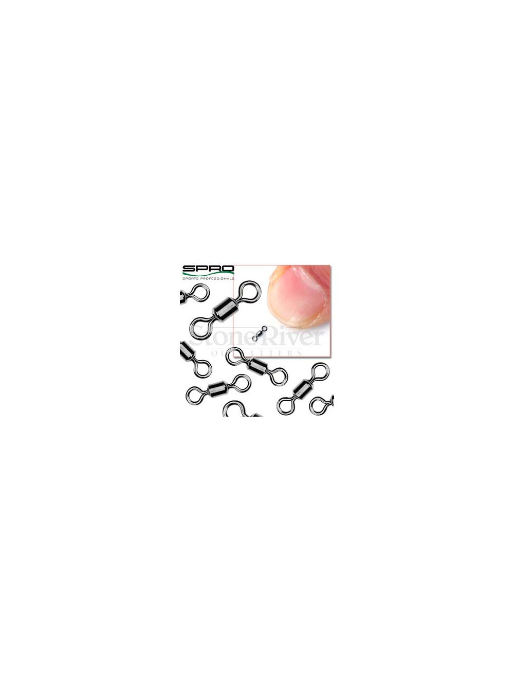 Spro Power Swivels - 10 pack (Black Nickel)