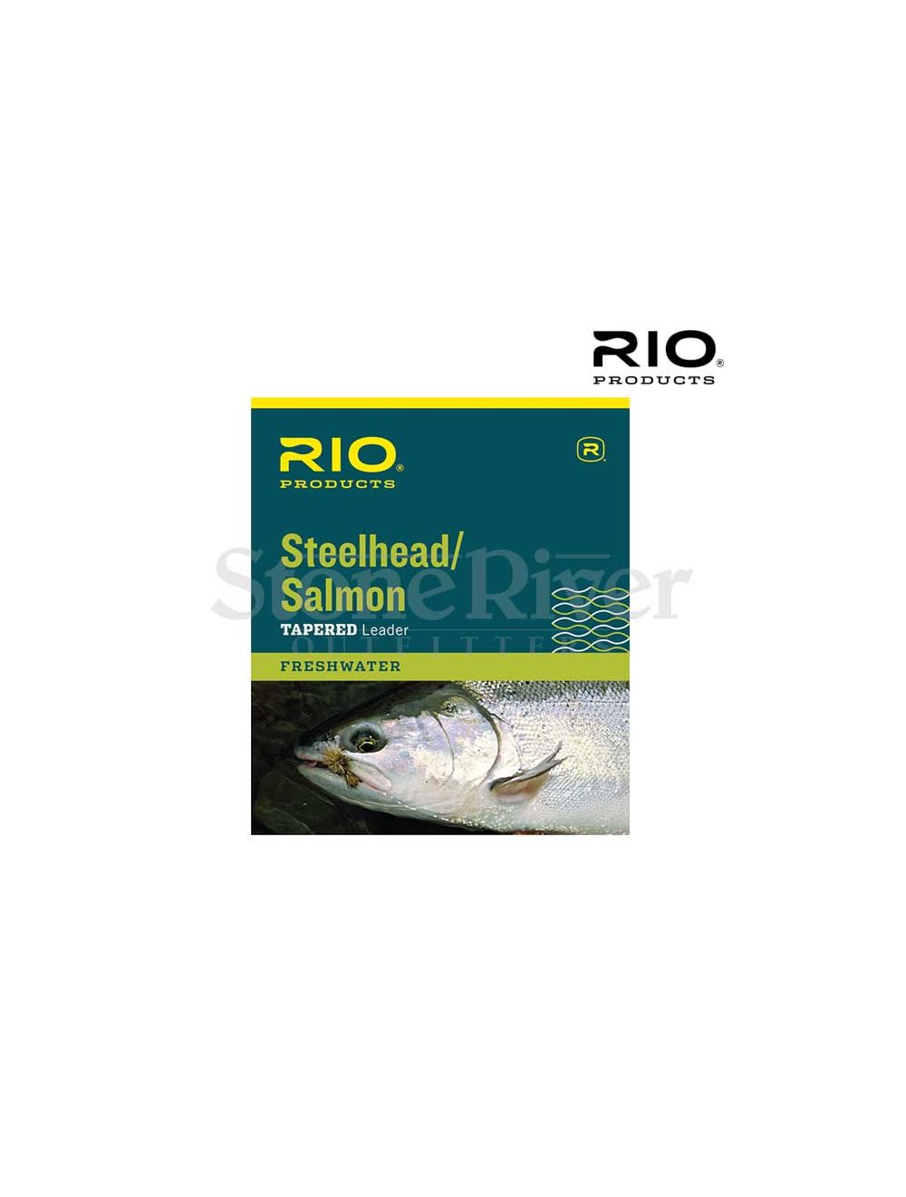 SALMON 9 FT 16 LB TAPERED NYLON FLY FISHING LEADERS RIO 3-PACK STEELHEAD