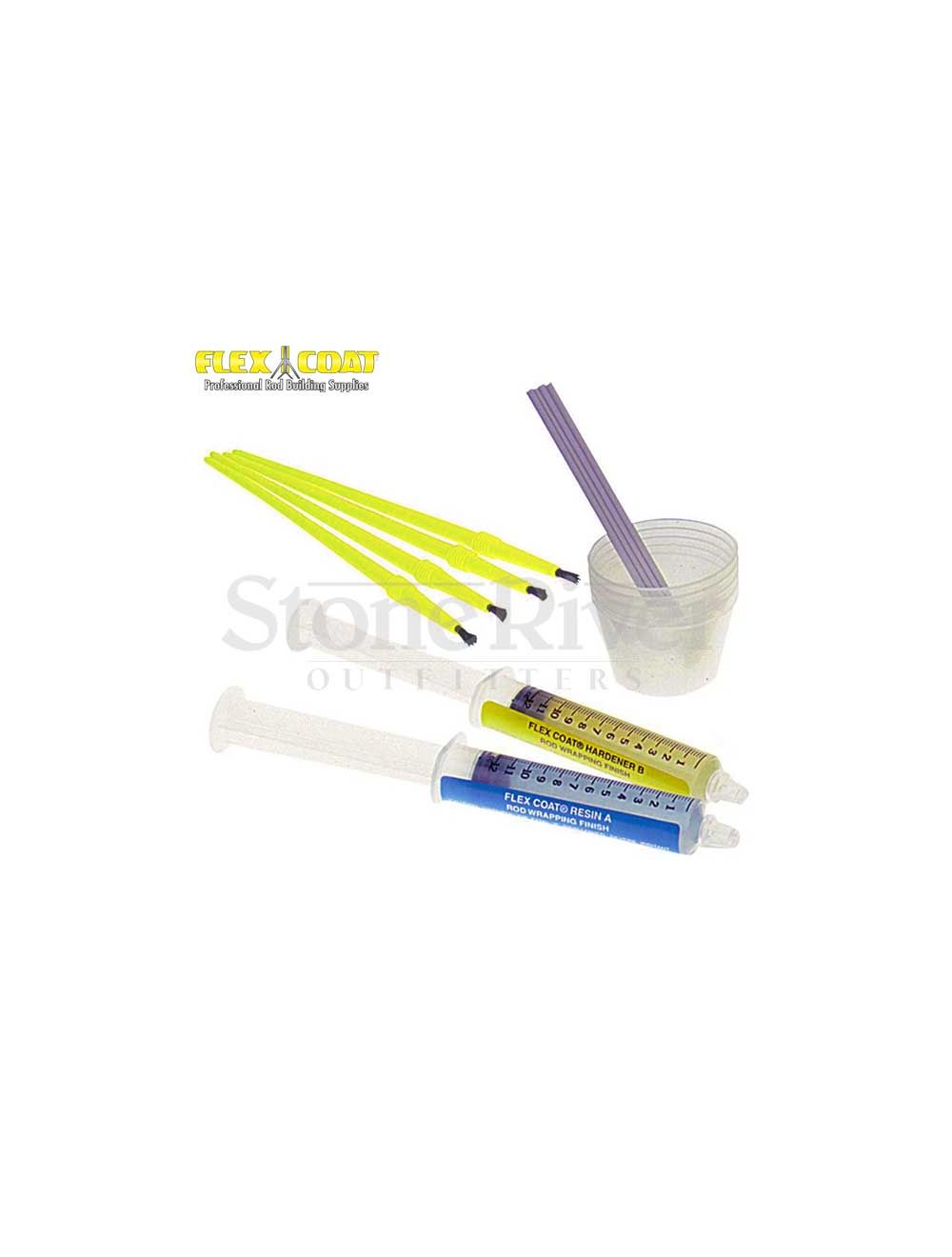 Flex Coat High-Build Rod Epoxy Loaded Syringe Kit