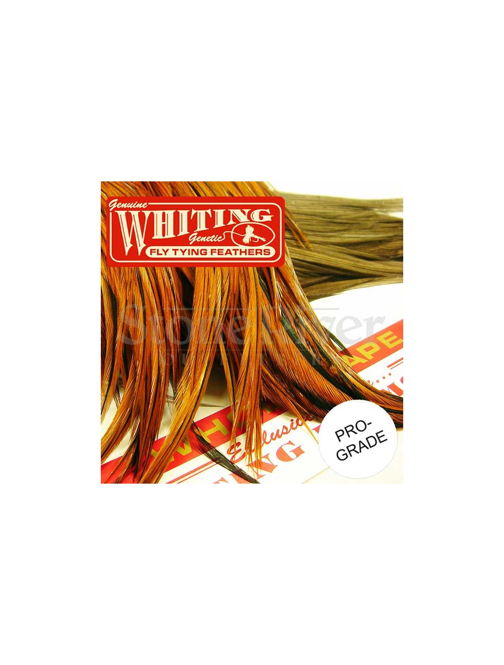 Whiting Pro Grade White Rooster Cape Neck Fly Tying for sale online