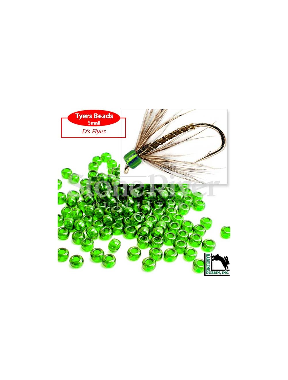 All Varieties Hareline Tyers Glass Beads Fly Tying Materials 