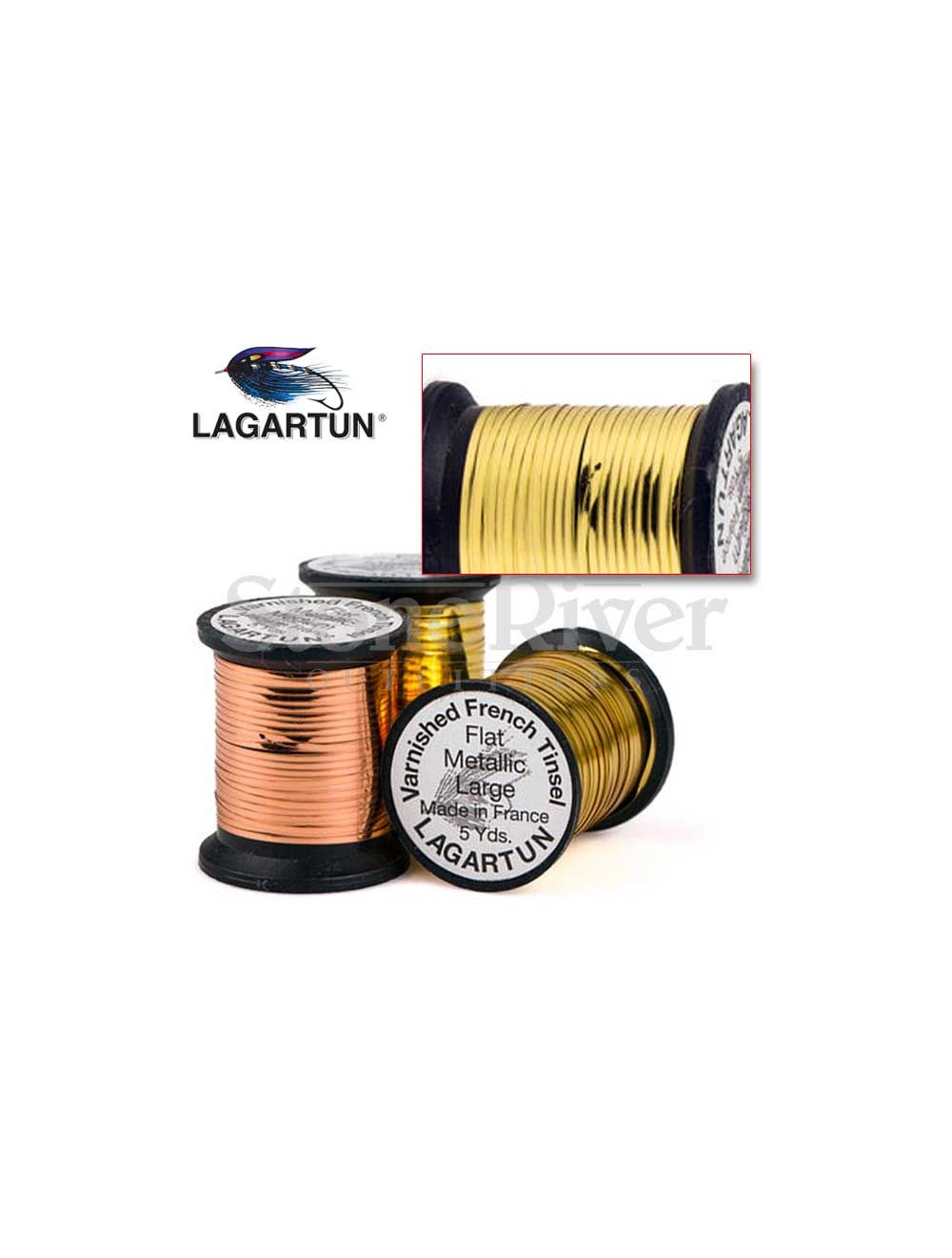 Lagartun Varnished French Flat Tinsel