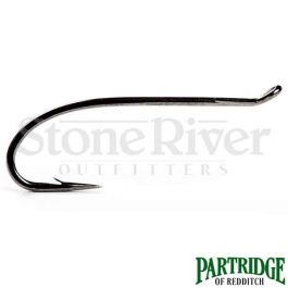 Partridge of Redditch Blind Eye Salmon Fly Hooks Size 2/0 Quantity 10