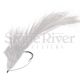 (d) Deer Hair Bass Diver - White