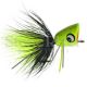 UPG Bass Popper - Chartreuse Splatter