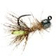 Tungsten Jigged Peeping Caddis - Green