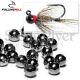 Fulling Mill Slotted Tungten Beads - Black Nickel