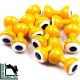 HL Double Pupil Lead Eyes - Yellow
