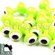 HL Double Pupil Lead Eyes - Chartreuse