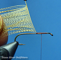 Step 2 - Tying the Wood Duck Heron