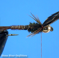 Step 10 - Tying the Beadhead Pheasant Tail Nymph