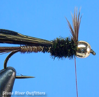 Step 9 - Tying the Beadhead Pheasant Tail Nymph