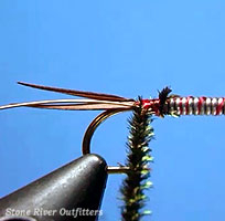 Step 4 - Tying the Beadhead Prince Nymph