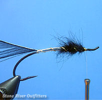 Step 5 - Tying the Black Maheroney