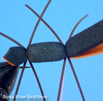 Step 9 - Tying the Chernobyl Ant