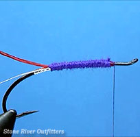 Step 6 - Tying the Hairwing Del Cooper