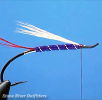 Step 8 - Tying the Hairwing Del Cooper