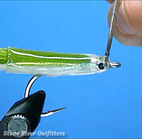 Step 10 - Tying the E-Z Silversides Spearing