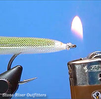 Step 9 - Tying the E-Z Silversides Spearing