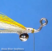 Step 8 - Tying the Improvised Jig Minnow