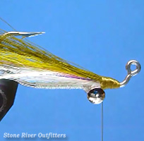 Step 9 - Tying the Improvised Jig Minnow