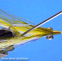 Step 10 - Tying the Improvised Jig Minnow