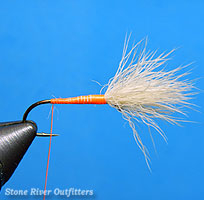 Step 5 - Tying the Usual Dry Fly