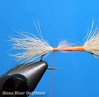 Step 6 - Tying the Usual Dry Fly
