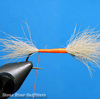 Step 7 - Tying the Usual Dry Fly