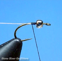 Step 1 - Tying the Beadhead Zebra Midge