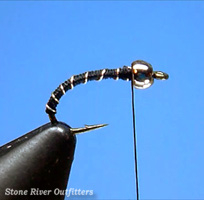 Step 4 - Tying the Beadhead Zebra Midge